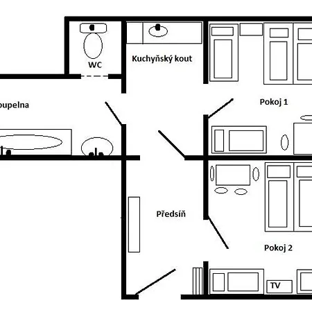 Διαμέρισμα Apartmany Karlstejn